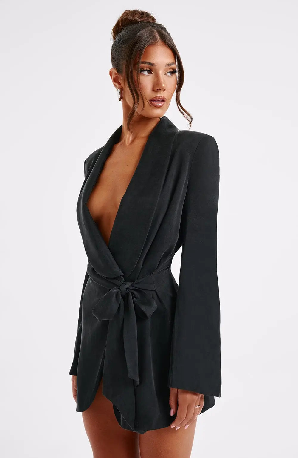 Jalena Mini Šaty - Černá