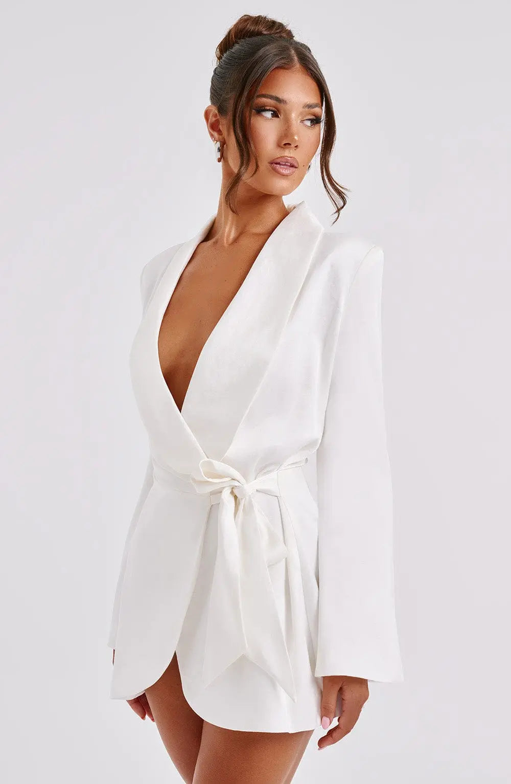 Jalena Mini Šaty - Slonová kost