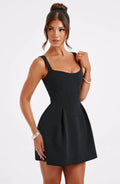 Janiyah Mini Šaty - Černá