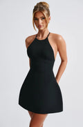 Jayne Mini Šaty - Černá