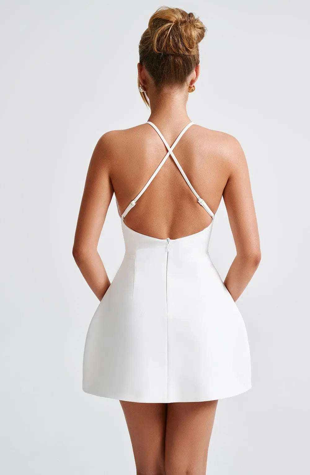 Jayne Mini Šaty - Slonová kost