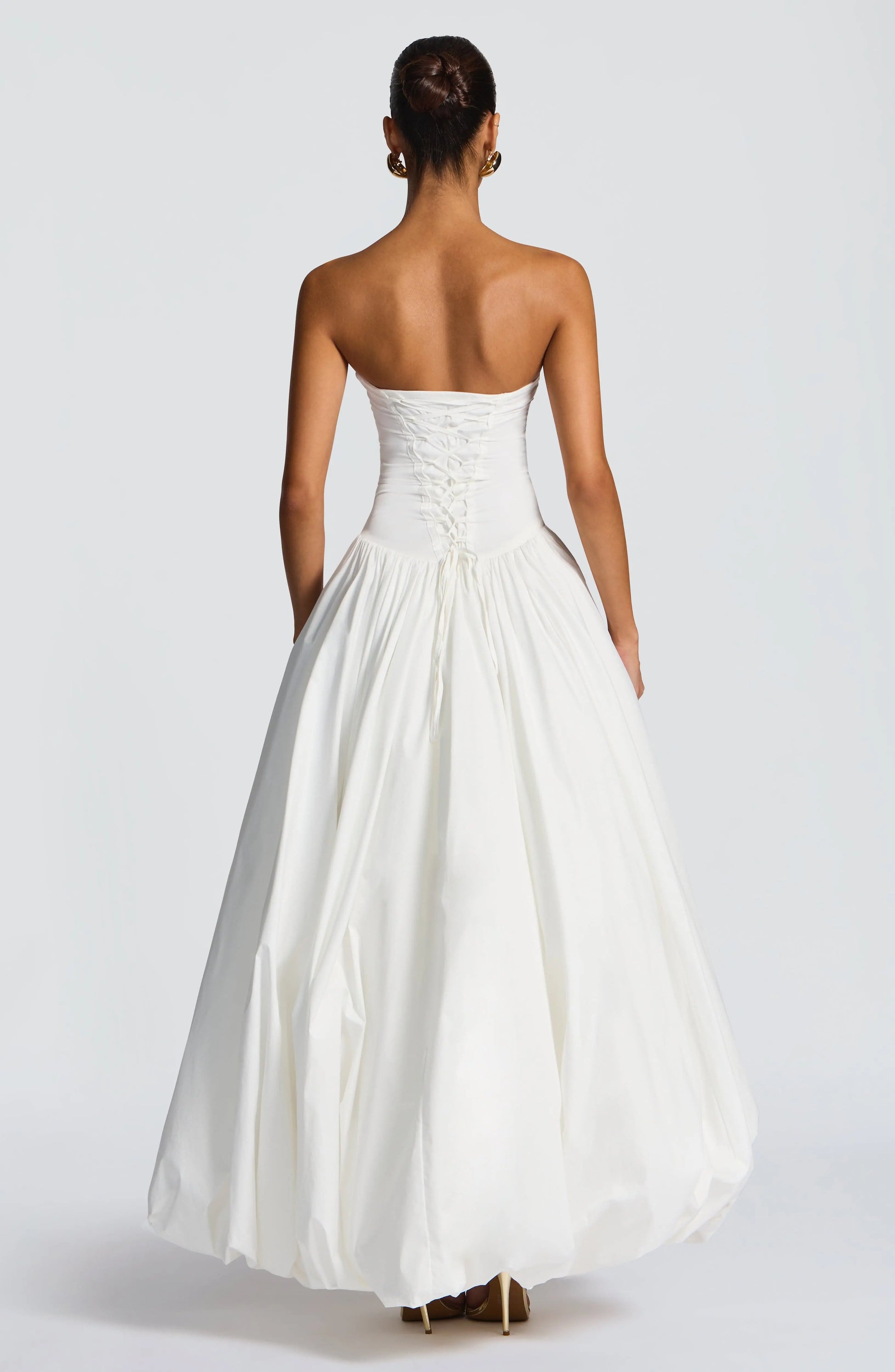 Jillian Maxi Šaty - Slonová kost