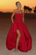 Jillian Maxi Šaty - Červená