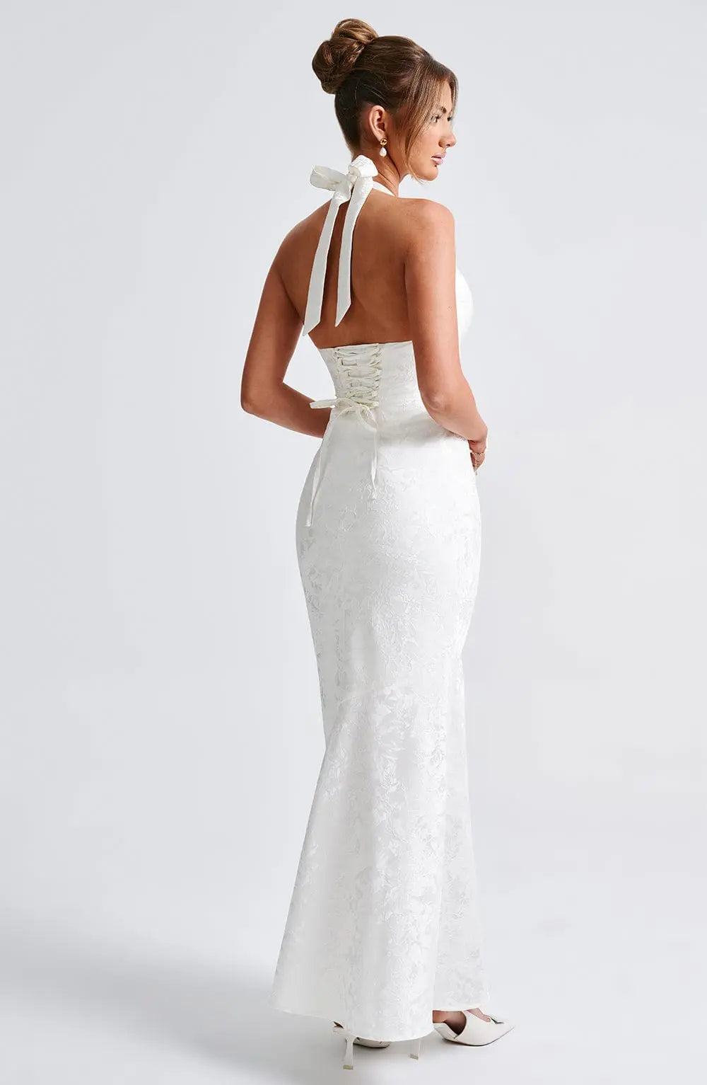 Dlouhé šaty Josephine - Slonová kost