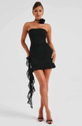 Jules Mini Šaty - Černá