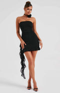 Jules Mini Šaty - Černá