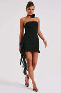 Jules Mini Šaty - Černá