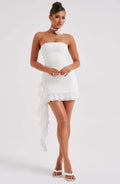 Jules Mini Šaty - Slonová kost