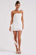Jules Mini Šaty - Slonová kost