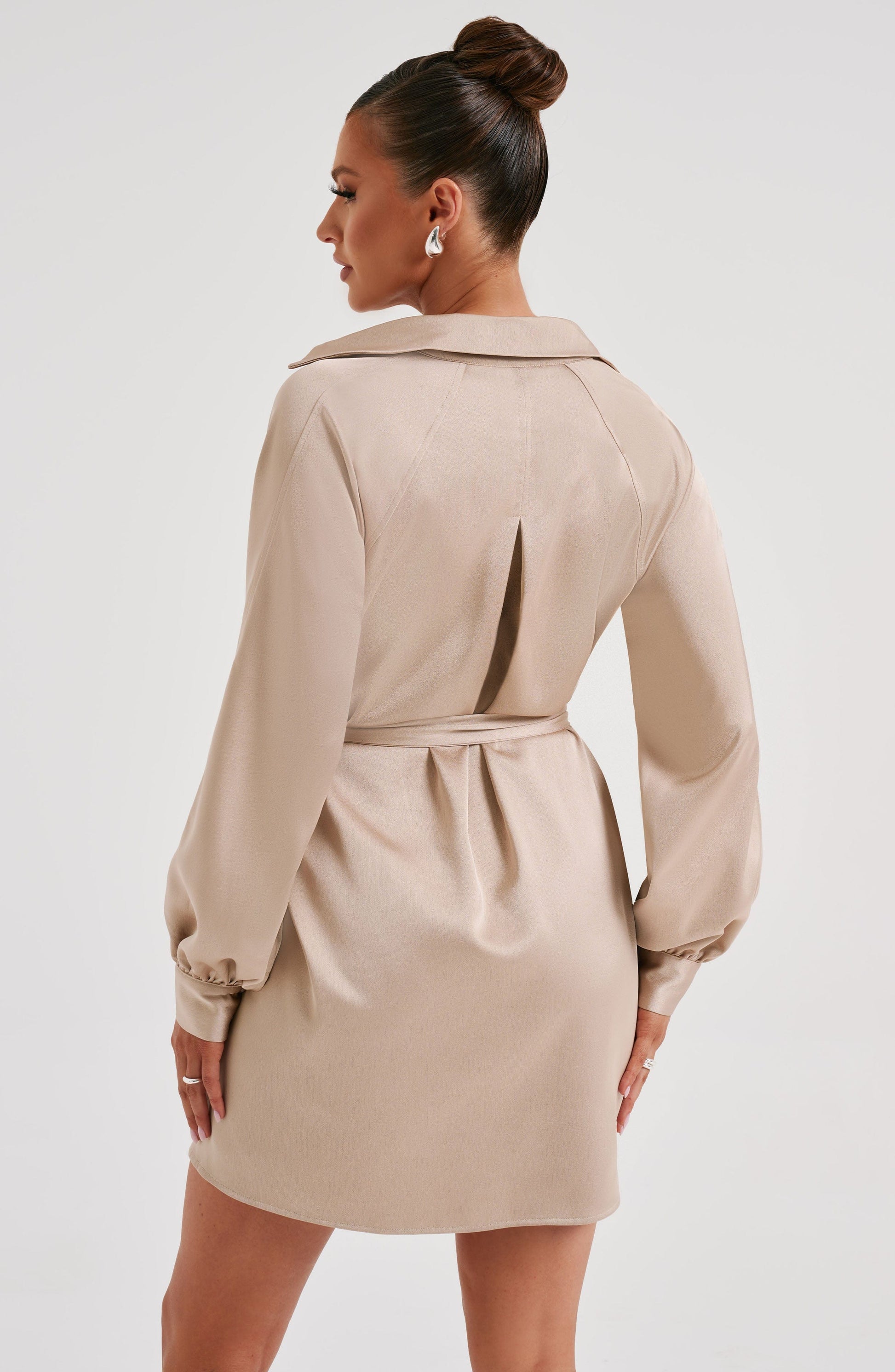 Kara Mini Šaty - Šampaňská