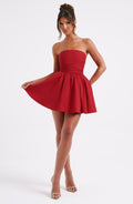 Mini šaty Katrina - Červená