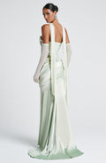 Dlouhé šaty Kensington - mátová