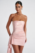 Leoni Mini Šaty - Blush