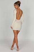 Liana Mini Šaty - Krémová