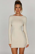 Liana Mini Šaty - Krémová
