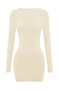 Liana Mini Šaty - Krémová