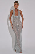 Lorena Maxi Šaty - Stříbrná