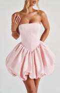 Lotus Mini Šaty - Růžová