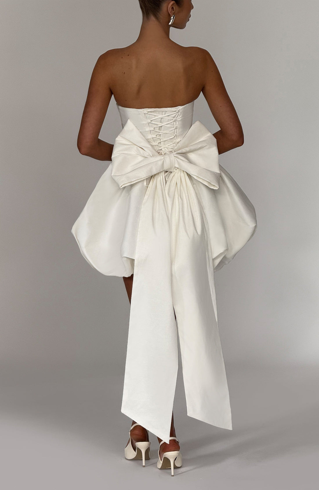 Lotus Mini Šaty - Slonová kost