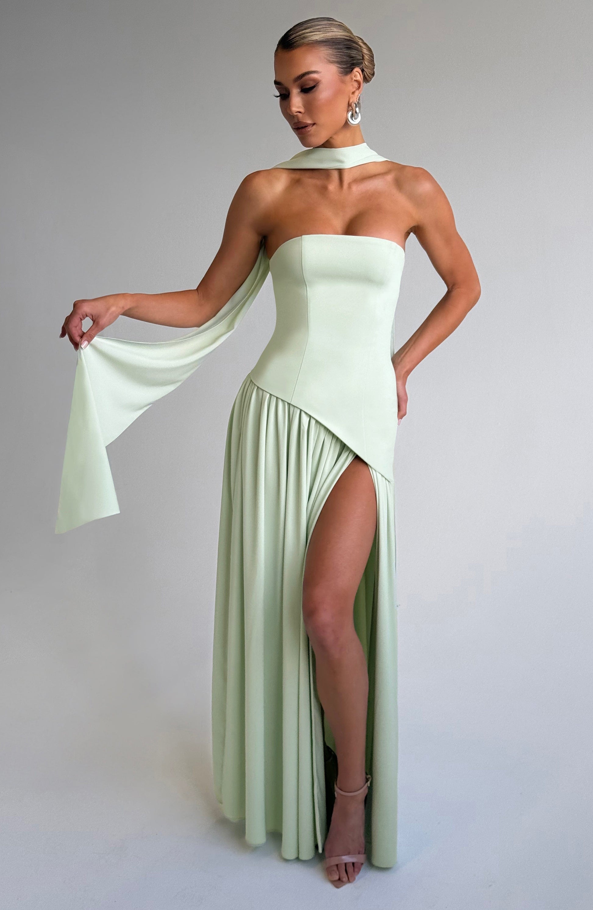 Šaty Maliyah Maxi - Mint
