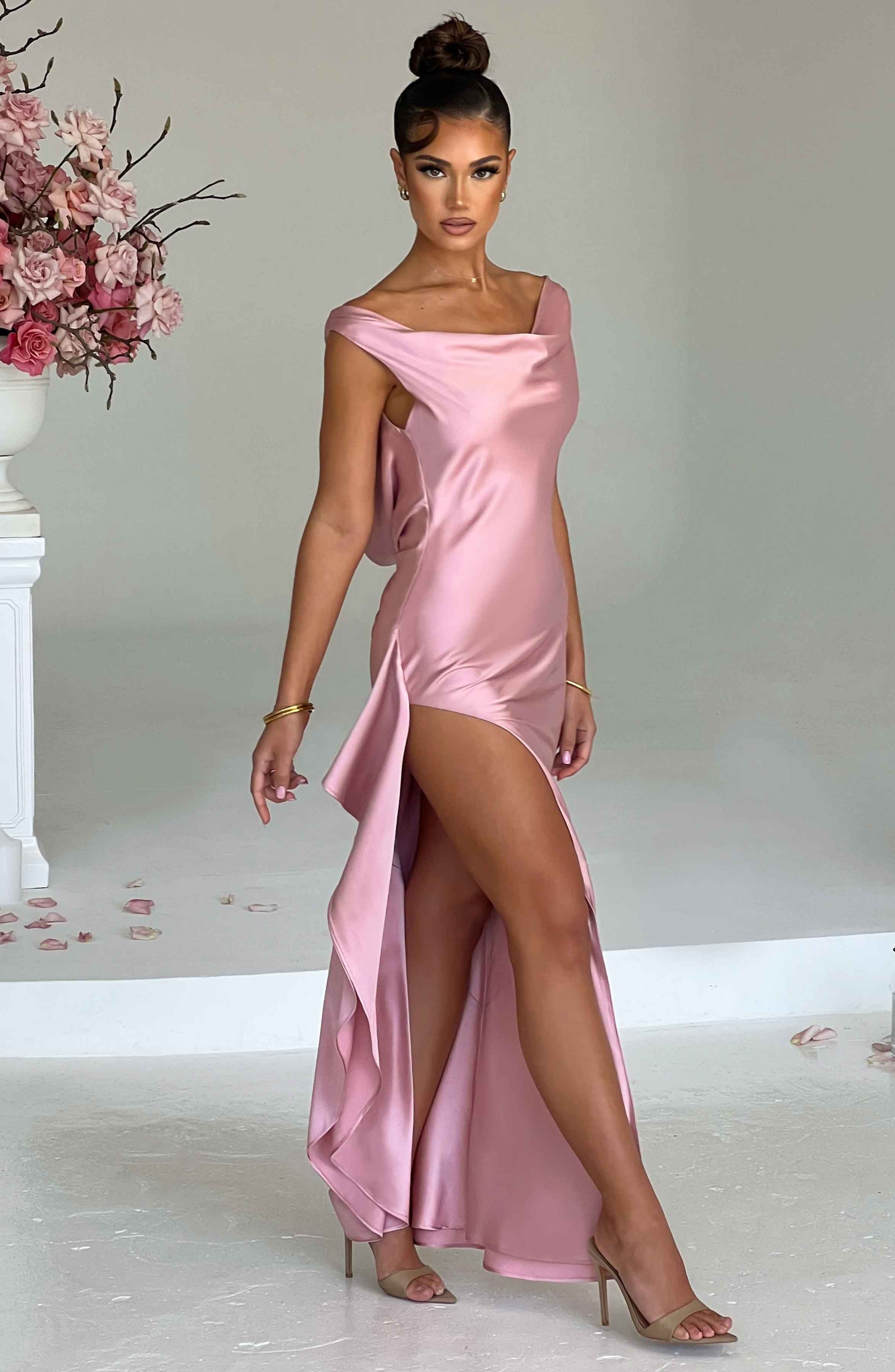 Šaty Marilyn Maxi - Blush