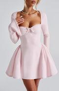 Megan Mini Šaty - Blush