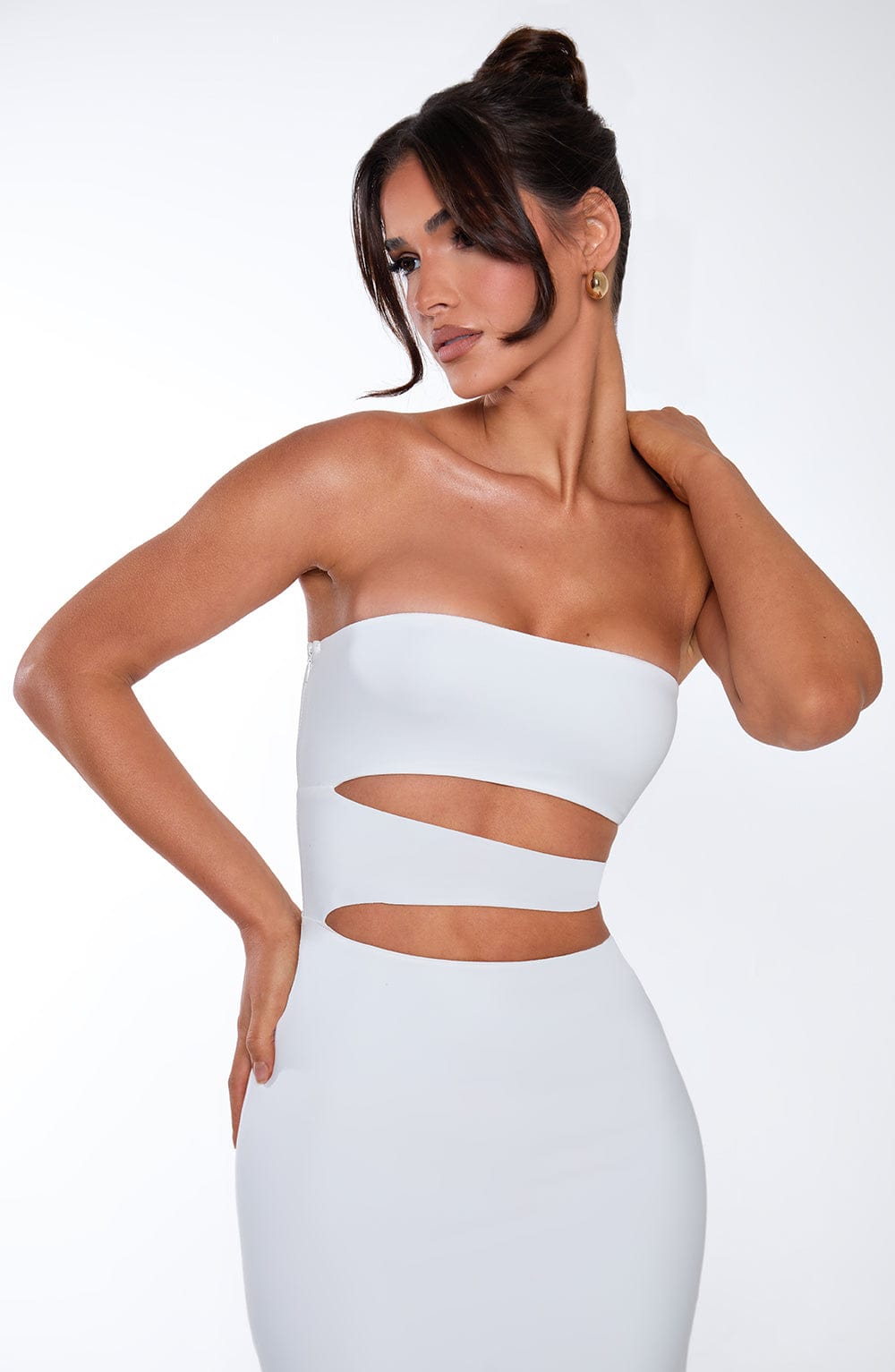 Milia Maxi Šaty - Bílá