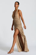 Minerva Maxi Šaty - Béžové