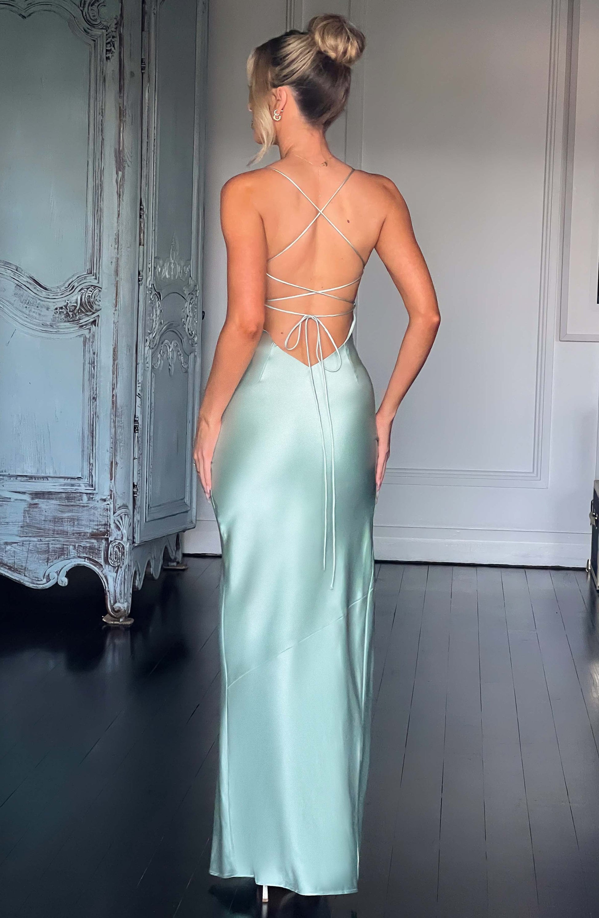 Misha Maxi šaty - šalvěj