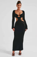 Šaty Nadine Maxi - Černá