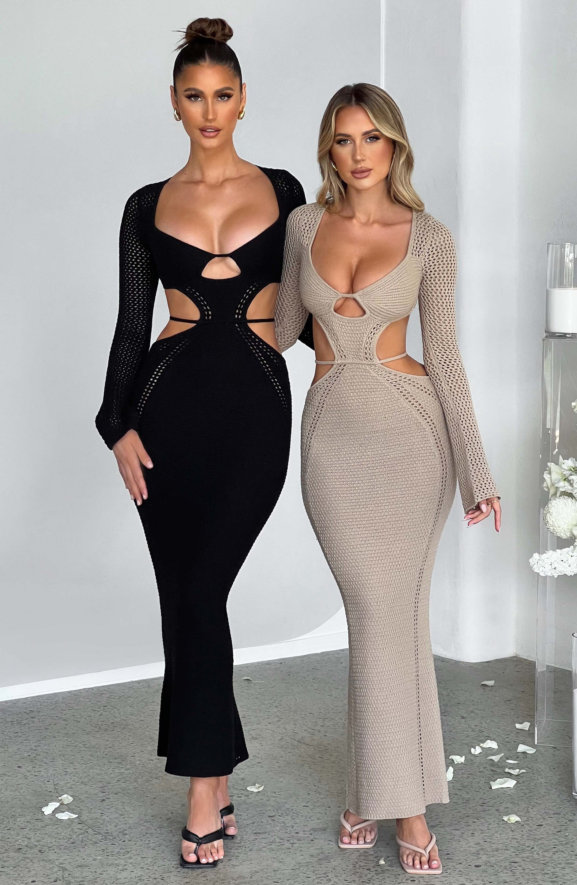 Šaty Nadine Maxi - Černá