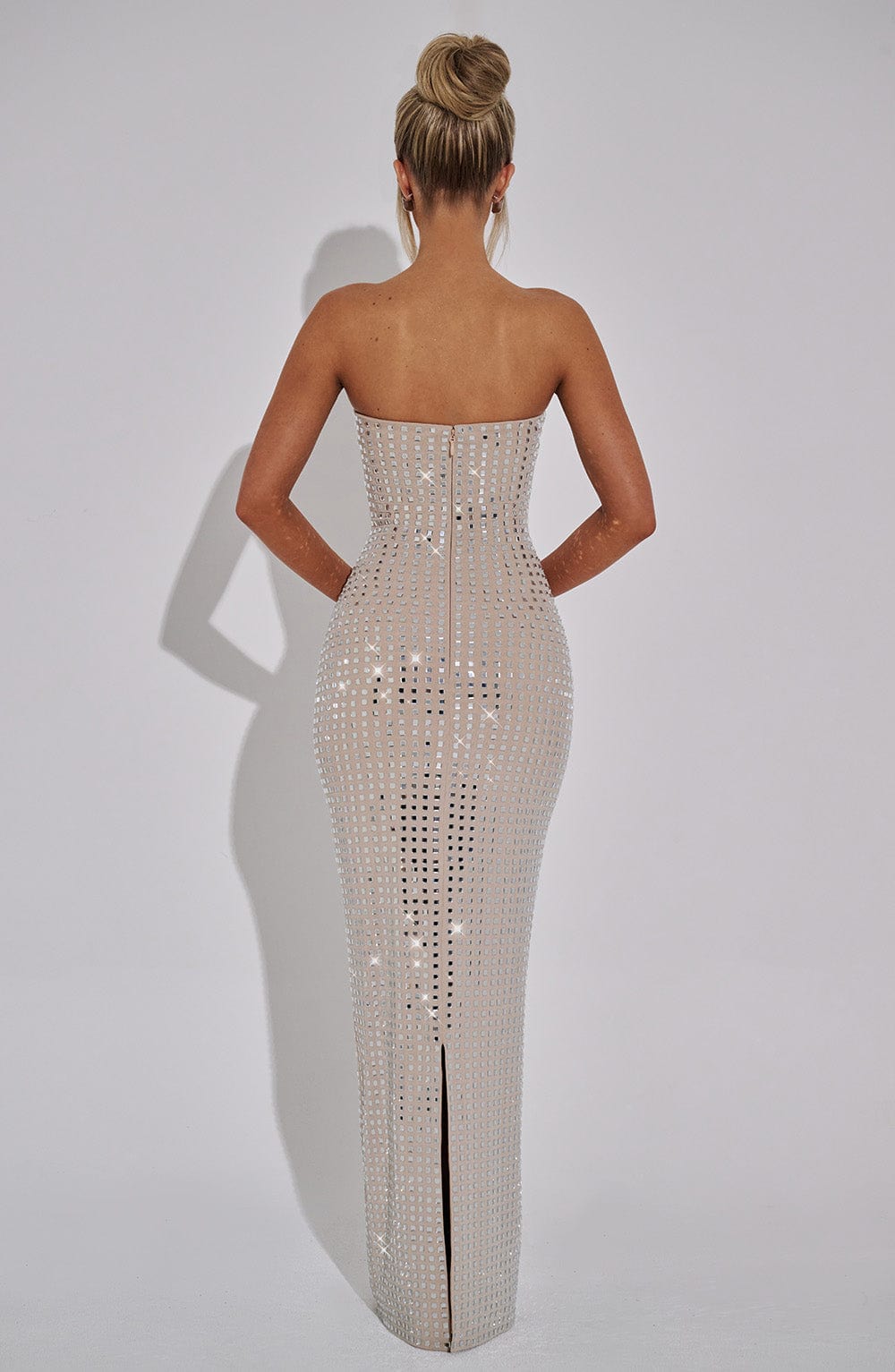 Neriah Maxi Šaty - Nude