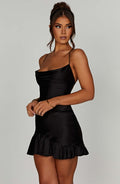 Nicola Mini Šaty - Černá
