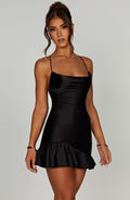 Nicola Mini Šaty - Černá