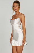 Nicola Mini Šaty - Slonová kost