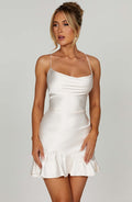 Nicola Mini Šaty - Slonová kost