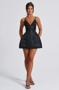 Nicole Mini Šaty - Černá