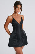 Nicole Mini Šaty - Černá