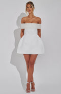 Noelle Mini Šaty - Slonová kost