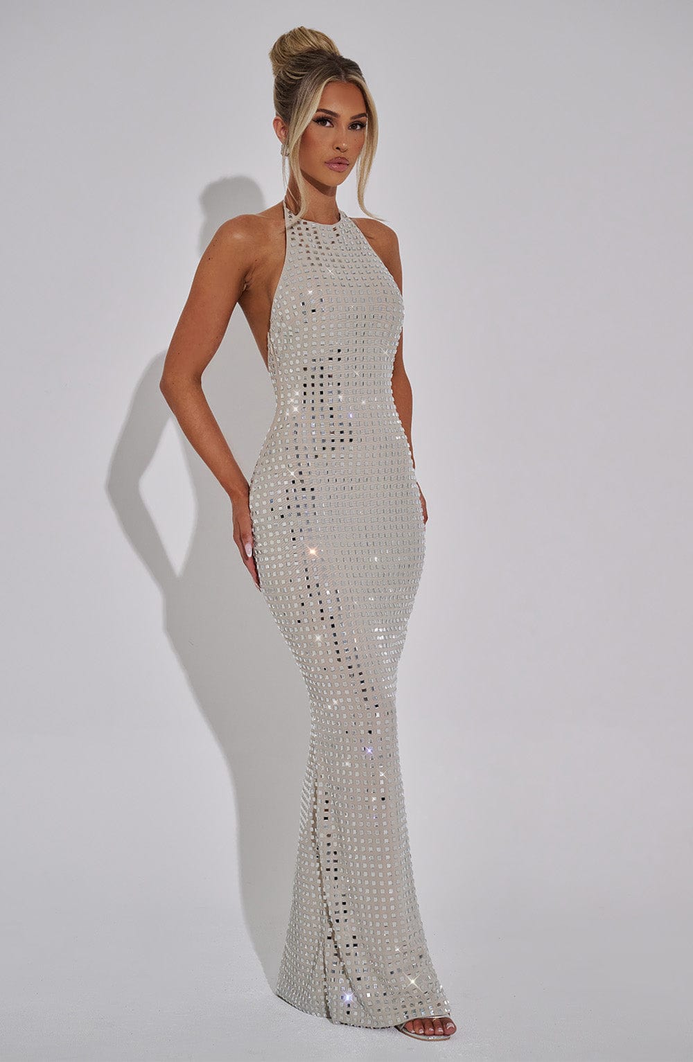 Maxi šaty Odessa - Nude