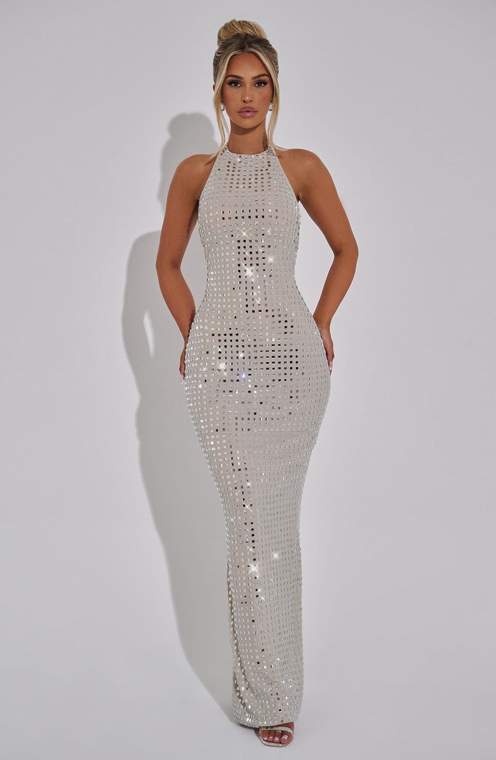 Maxi šaty Odessa - Nude