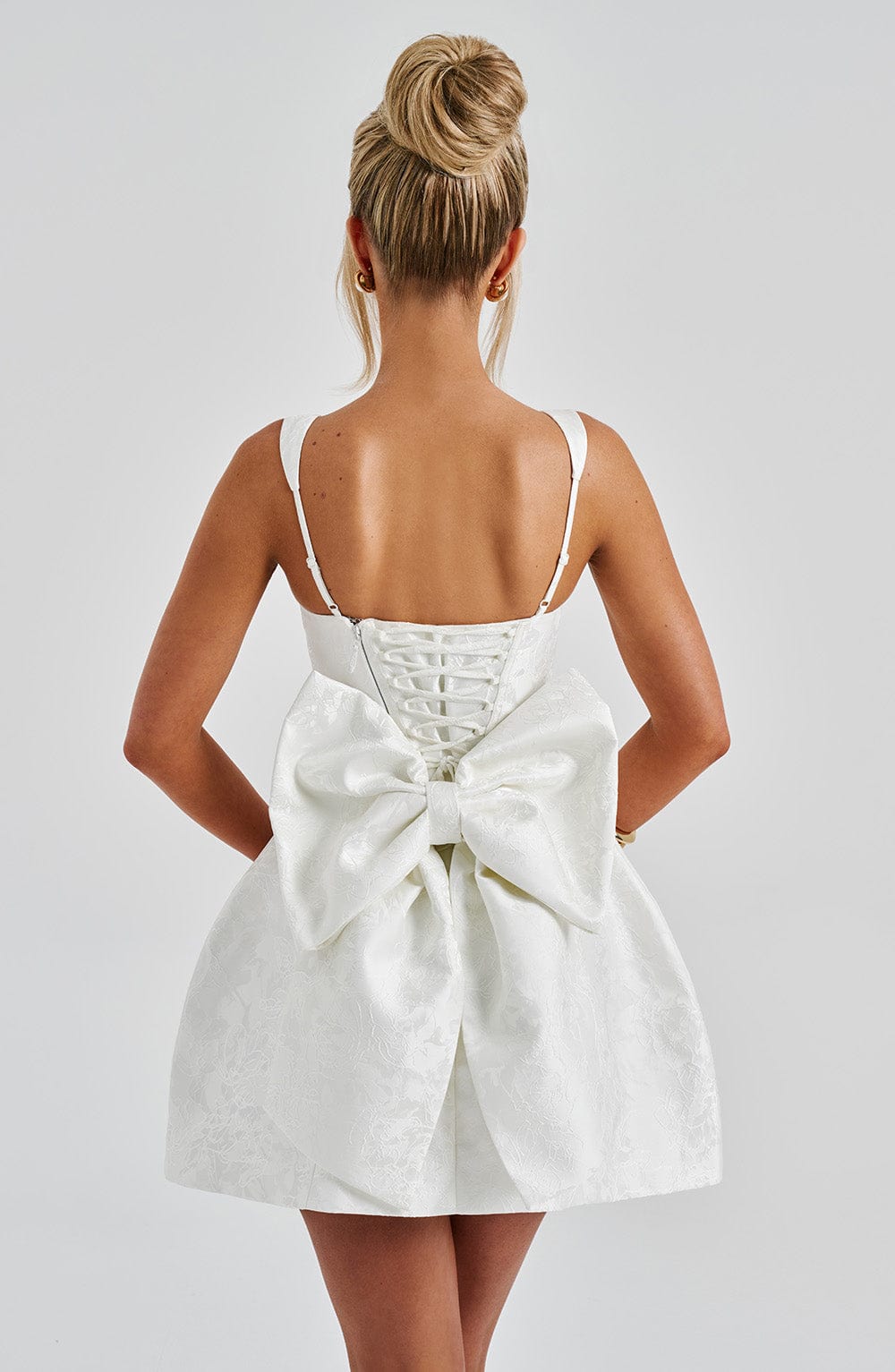 Orla Mini Šaty - Ivory