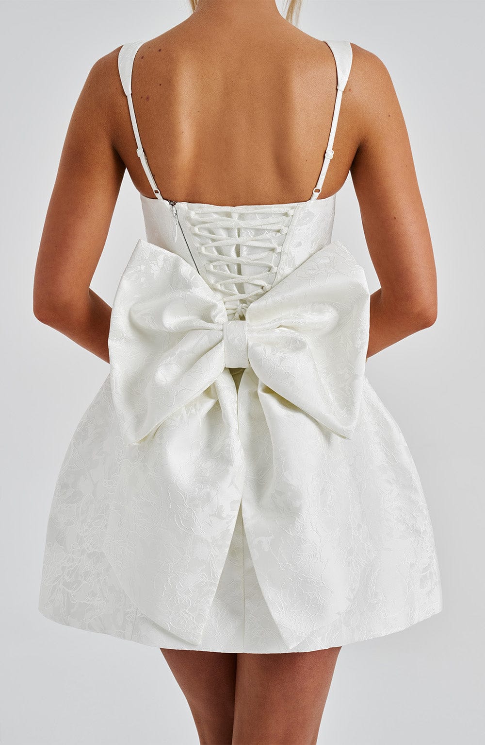 Orla Mini Šaty - Ivory