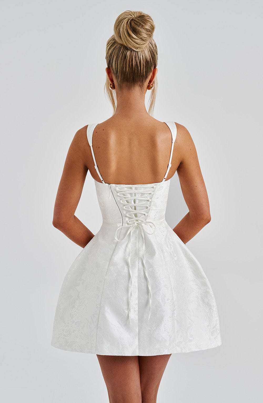 Orla Mini Šaty - Ivory