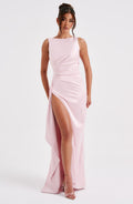 Peggy Maxi Šaty - Růžová