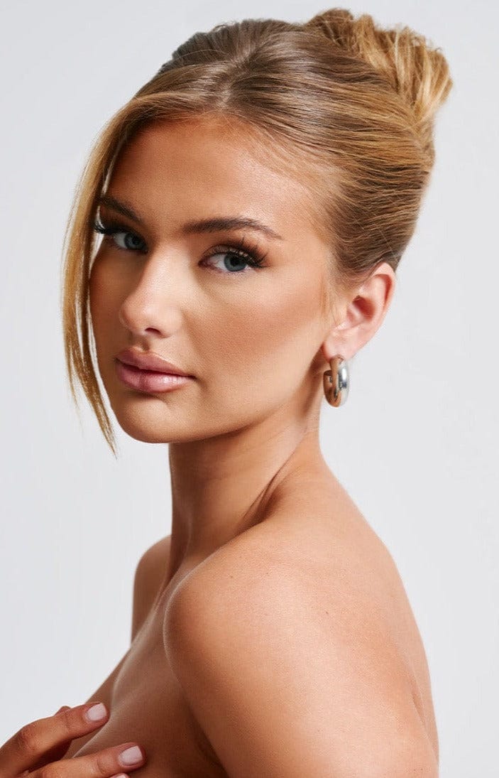 Petra Hoop Náušnice - Stříbrné