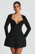 Regina Mini Šaty - Černá