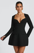 Regina Mini Šaty - Černá
