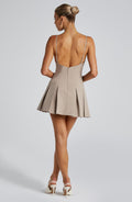 Rory Mini Šaty - Taupe