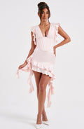 Rosalie Mini Šaty - Růžová